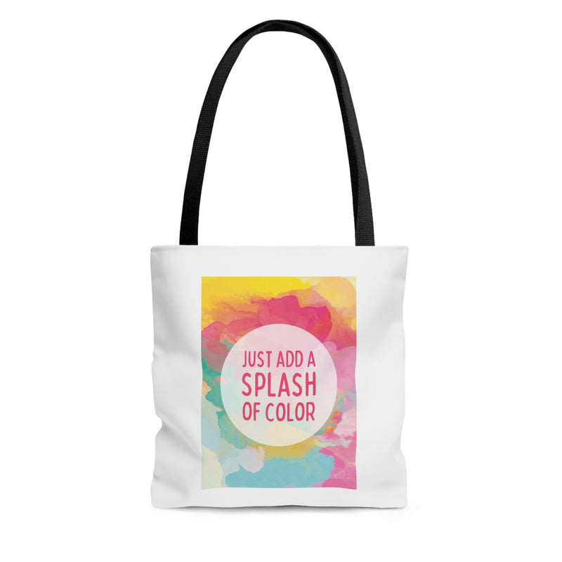 Add a Splash of Color Tote Bag