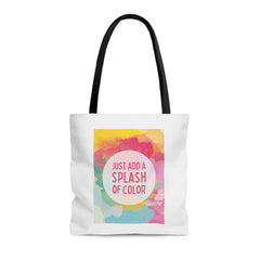 Add a Splash of Color Tote Bag