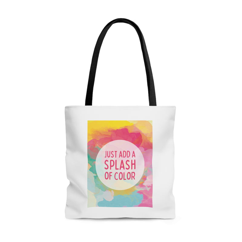 Add a Splash of Color Tote Bag