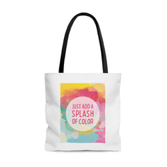 Add a Splash of Color Tote Bag