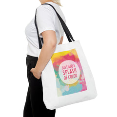 Add a Splash of Color Tote Bag