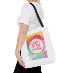 Add a Splash of Color Tote Bag