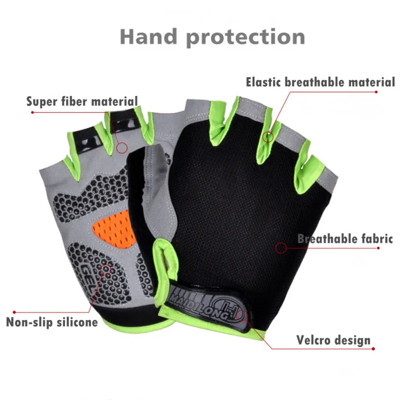 Women's Lightweight Fingerless Gym/Fitness Gloves