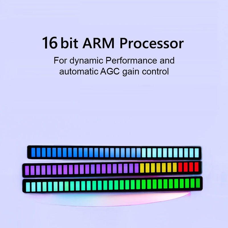 RGB Sound Controlled Ambient LED Light Bar