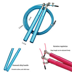 Steel Wire Bearing Adjustable Crossfit Jump Rope