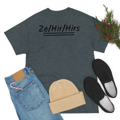 Ze/Hir/Hirs Unisex Heavy Cotton Tee