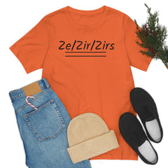 Zi/Zir/Zirs Unisex Jersey Short Sleeve Tee