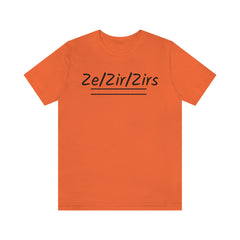 Zi/Zir/Zirs Unisex Jersey Short Sleeve Tee