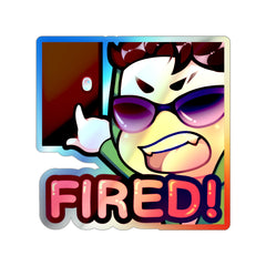 JetoFired Emoji Holo Sticker