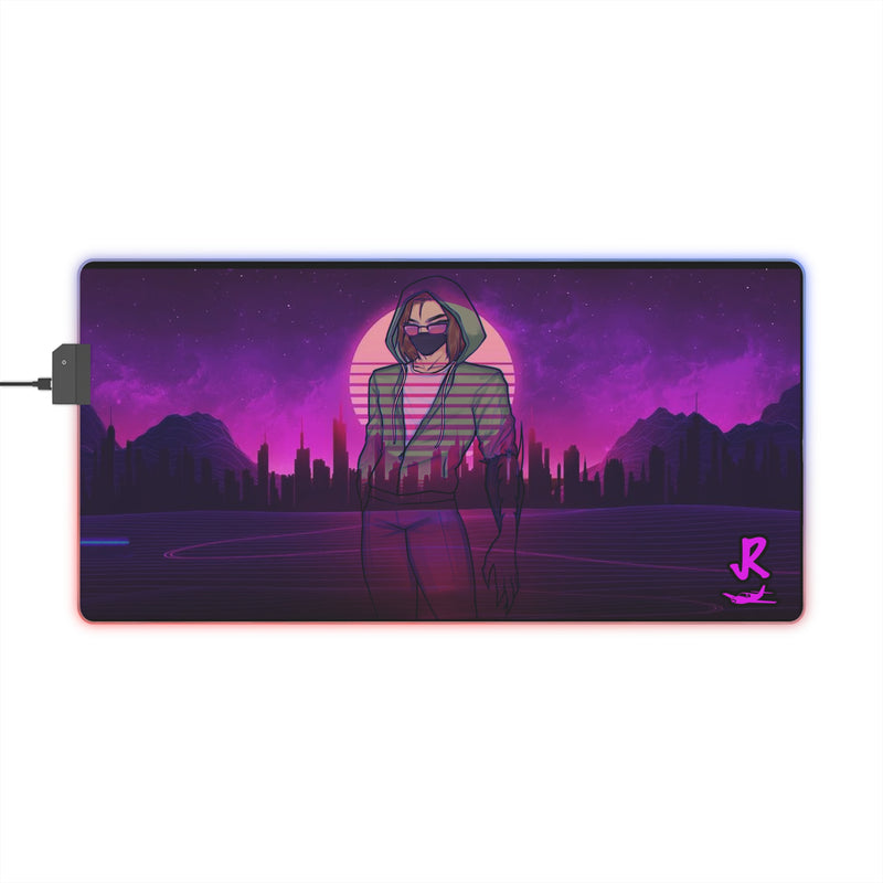 JettySpaghetti Stylized LED Gaming Mouse Pad