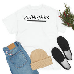 Ze/Hir/Hirs Unisex Heavy Cotton Tee