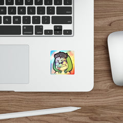 JetoAngry Emoji Holo Sticker