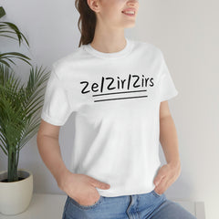 Zi/Zir/Zirs Unisex Jersey Short Sleeve Tee