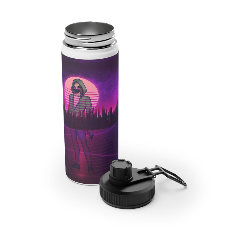 JettySpaghetti Stylized Stainless Steel Water Bottle