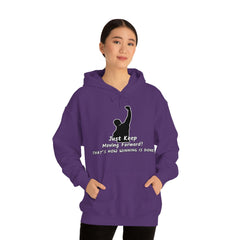 Just keep moving forward! Unisex Heavy Blend Hoodie