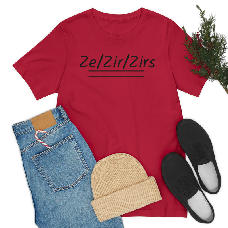 Zi/Zir/Zirs Unisex Jersey Short Sleeve Tee