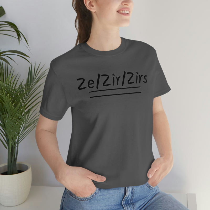 Zi/Zir/Zirs Unisex Jersey Short Sleeve Tee