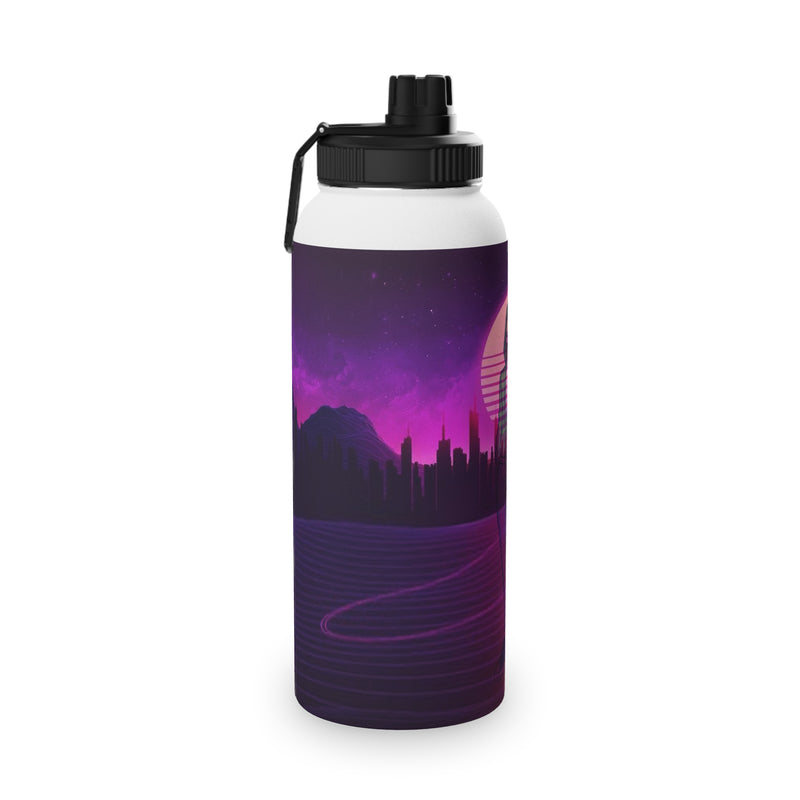 JettySpaghetti Stylized Stainless Steel Water Bottle