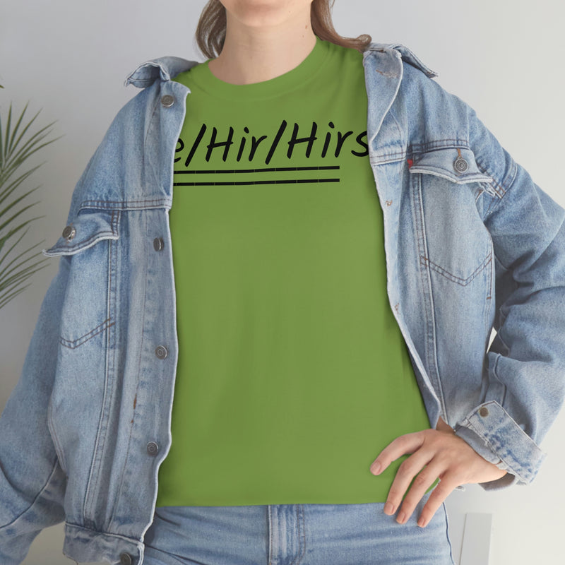 Ze/Hir/Hirs Unisex Heavy Cotton Tee