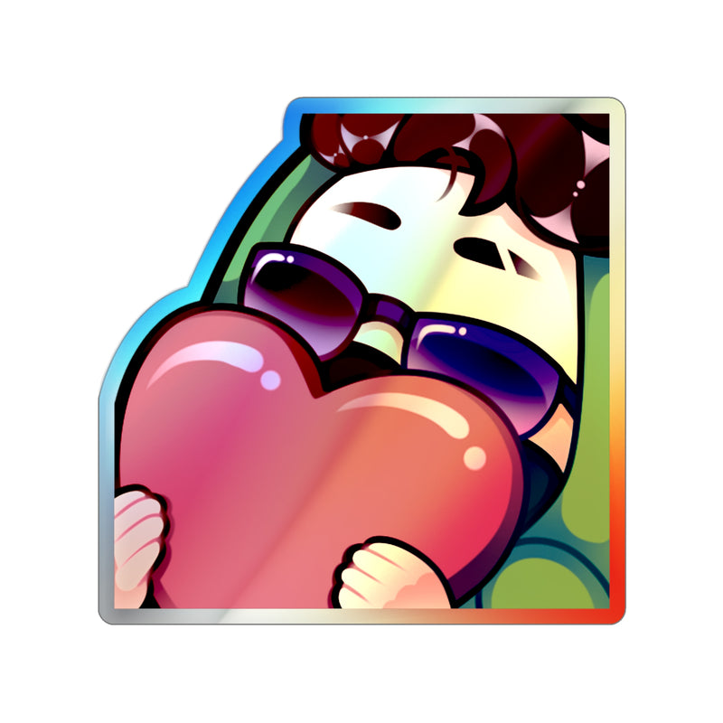 JetoHeart Emoji Holo Sticker