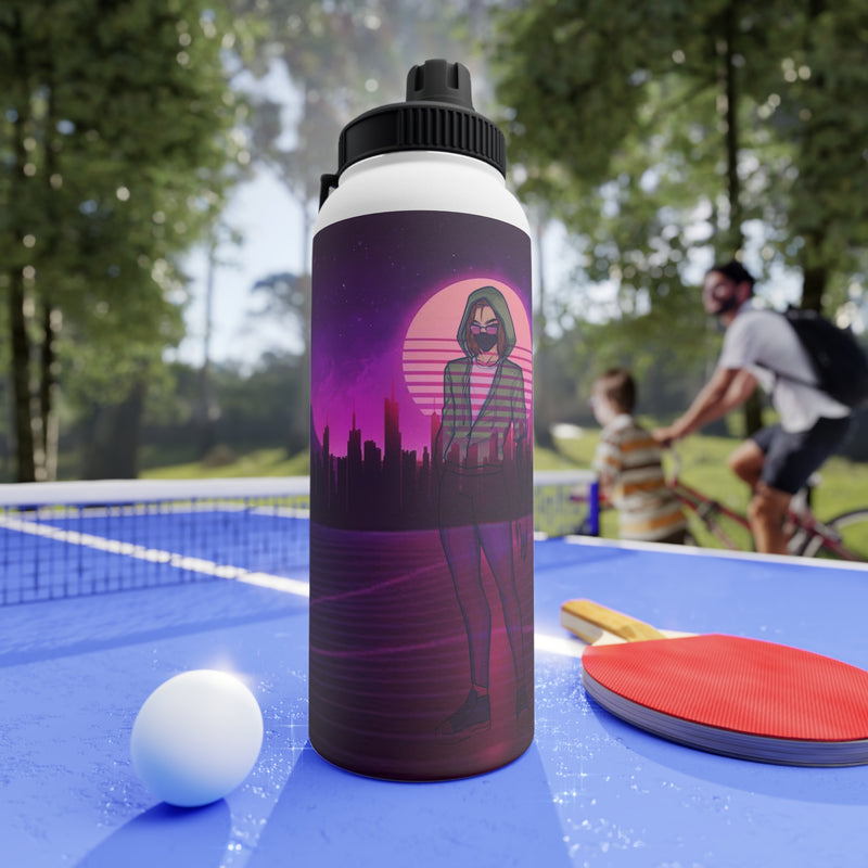 JettySpaghetti Stylized Stainless Steel Water Bottle