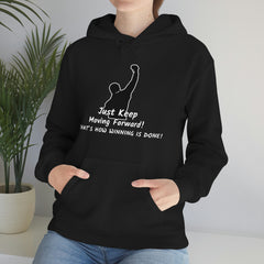 Just keep moving forward! Unisex Heavy Blend Hoodie