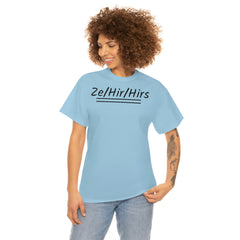 Ze/Hir/Hirs Unisex Heavy Cotton Tee