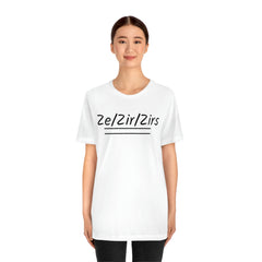 Zi/Zir/Zirs Unisex Jersey Short Sleeve Tee