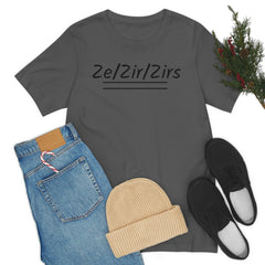 Zi/Zir/Zirs Unisex Jersey Short Sleeve Tee