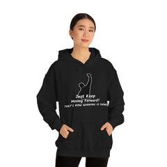 Just keep moving forward! Unisex Heavy Blend Hoodie