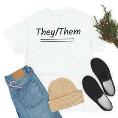 They/Them Unisex Heavy Cotton Tee